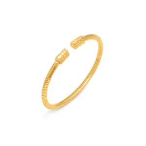 Bracciale Tubogas Croco Dorato Giovanni Raspini