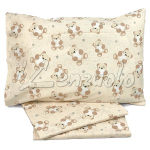 Lenzuola lettino baby ORSACCHIOTTI di Caleffi