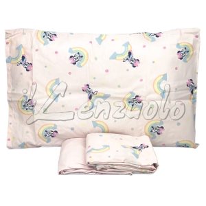 Lenzuola lettino Disney baby MINNIE MOUSE in cotone